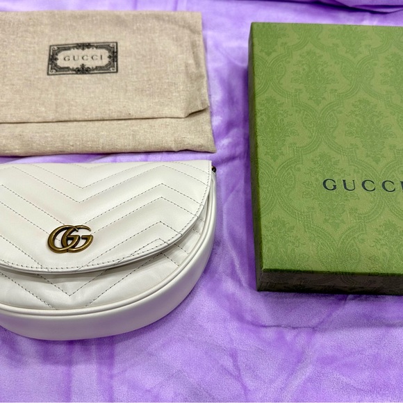 Gucci White Quilted Women's Bag - Picture 6 of 6
